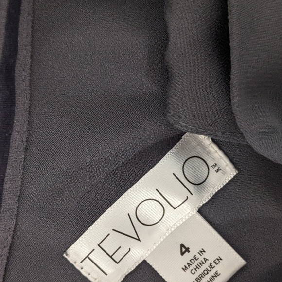 Chiffon Grey One Shoulder Maxi Long Gown - Picture 3 of 5